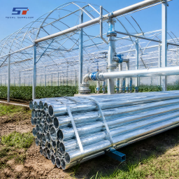Escolhendo tubos de aço galvanizado para estruturas externas, serviços públicos e sistemas agrícolas.